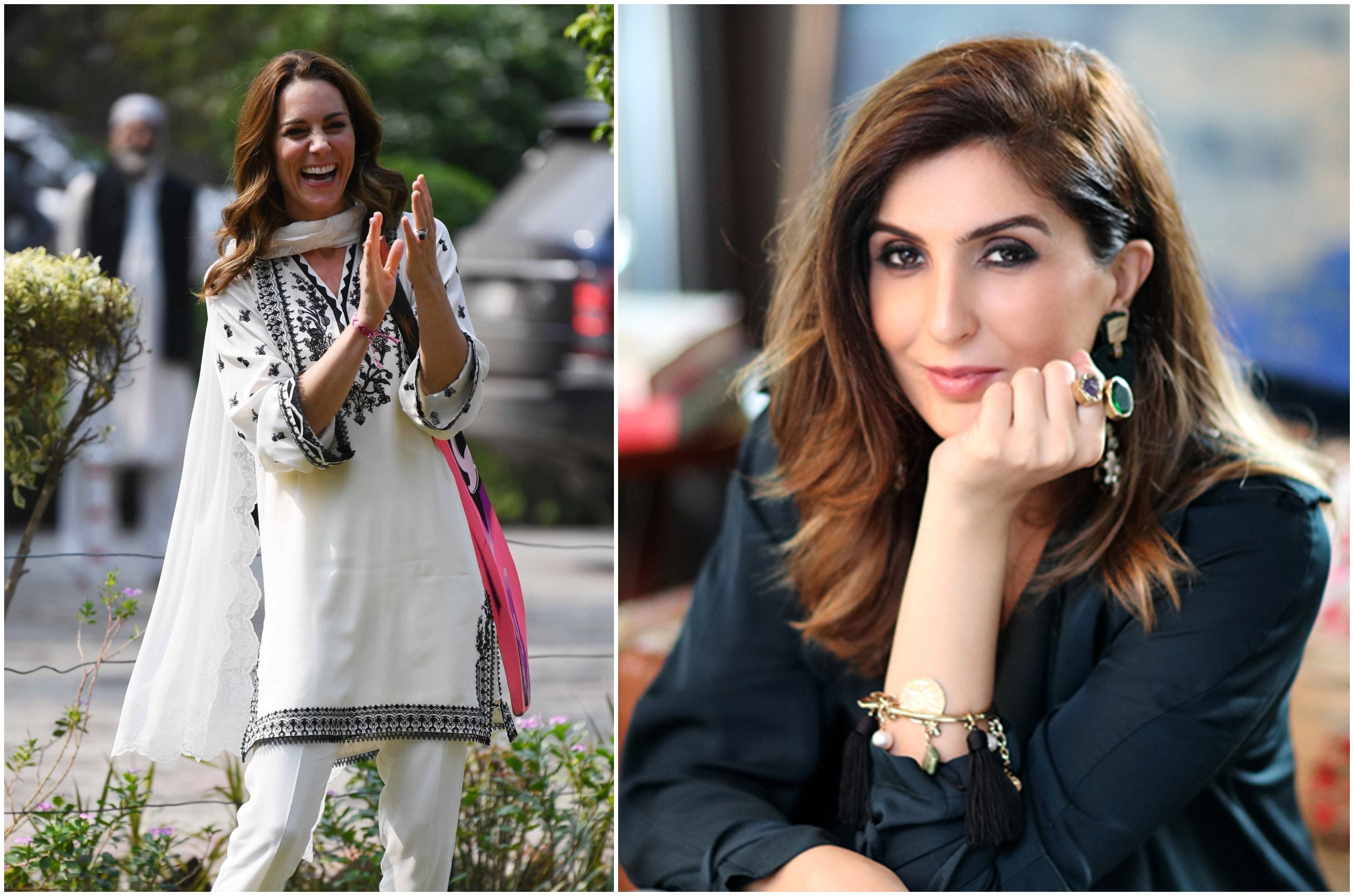 kate middleton sends letter of appreciation to pakistani designer khadijah shah