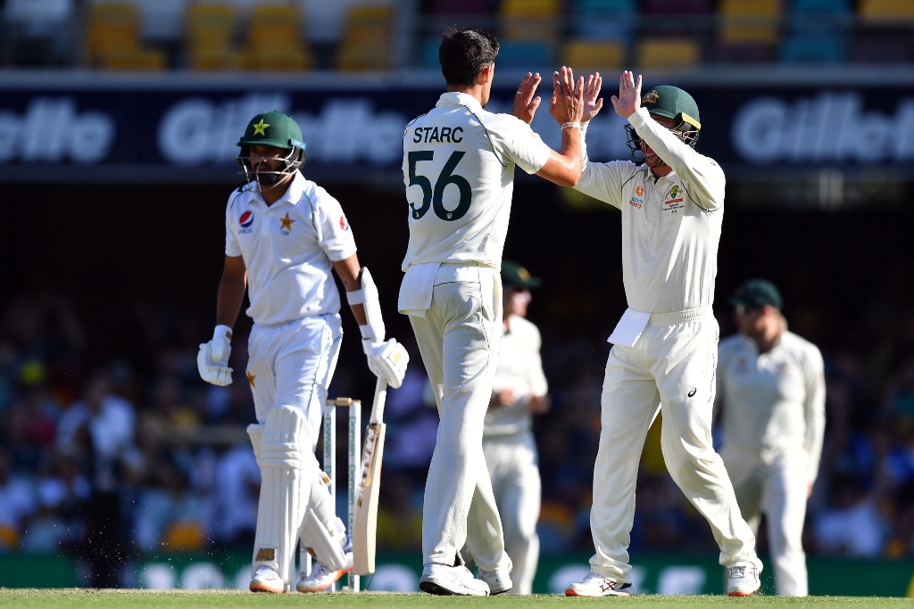 one sided affair australia are in control of the first test at the end of day three of the first test courtesy another top order batting failure by pakistan photo afp