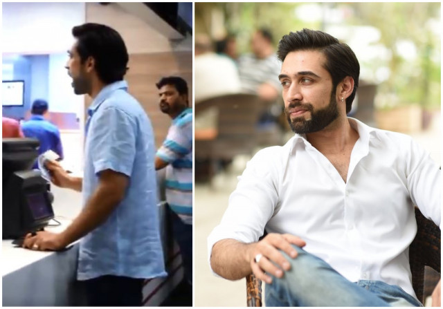 actor ali rehman khan lashes out at cashier in leaked video actor ali rehman khan lashes out at cashier in leaked video