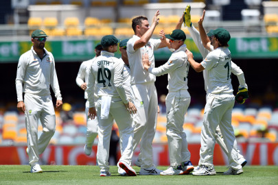 australia win first test by an innings and five runs australia win first test by an innings and five runs
