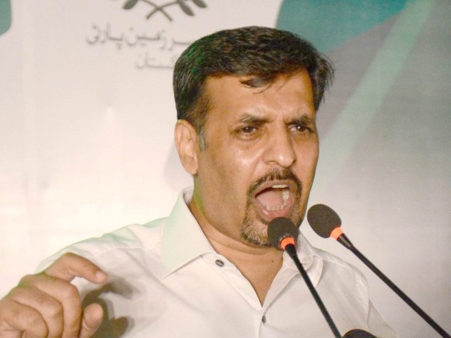 pak sarzameen party psp chairperson syed mustafa kamal photo express