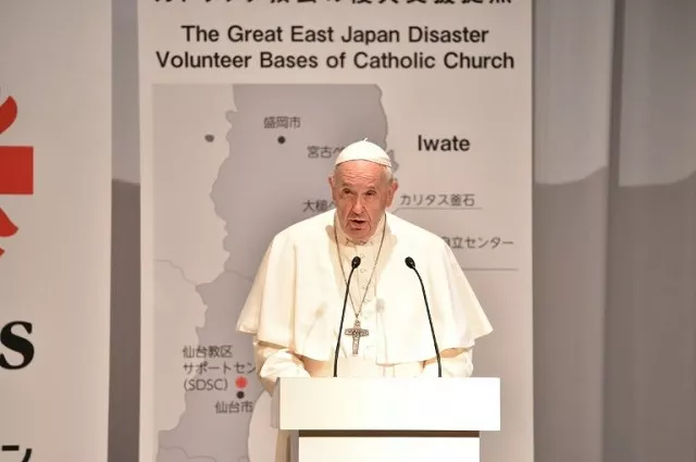 pope francis has called for renewed efforts to help the victims of japan 039 s 2011 039 triple disaster 039 photo afp pope francis has called for renewed efforts to help the victims of japan 039 s 2011 039 triple disaster 039 photo afp