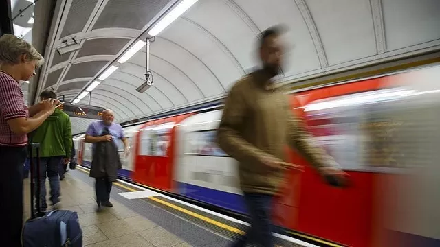 the man has since been arrested by the british transport police btp photo aa the man has since been arrested by the british transport police btp photo aa