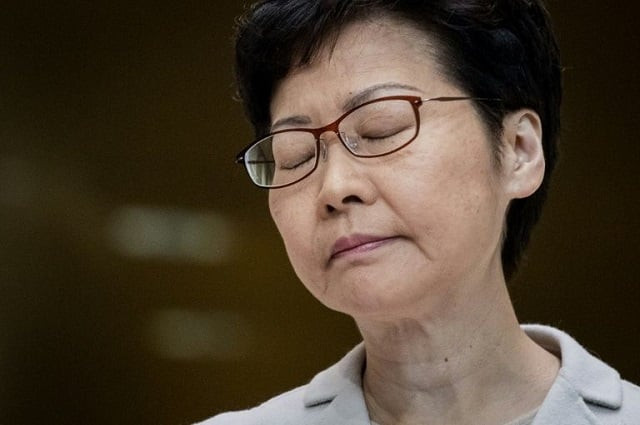 the result the first vote held since protests engulfed the city was a humiliating rebuke to beijing and la photo afp the result the first vote held since protests engulfed the city was a humiliating rebuke to beijing and la photo afp