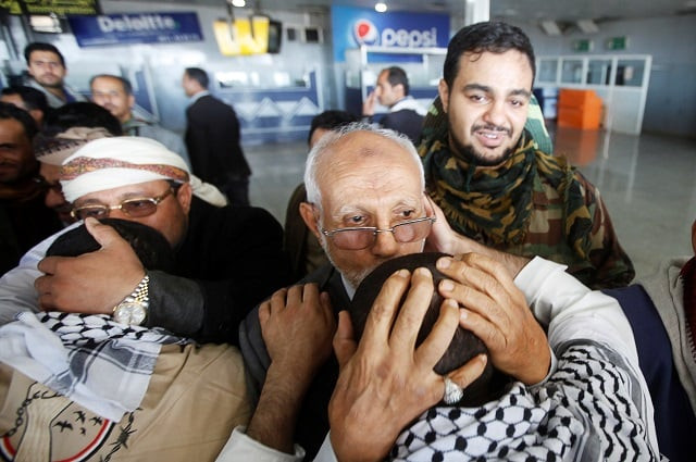detainees are from iran aligned movement that the saudi led military coalition has been fighting since 2015 photo reuters detainees are from iran aligned movement that the saudi led military coalition has been fighting since 2015 photo reuters