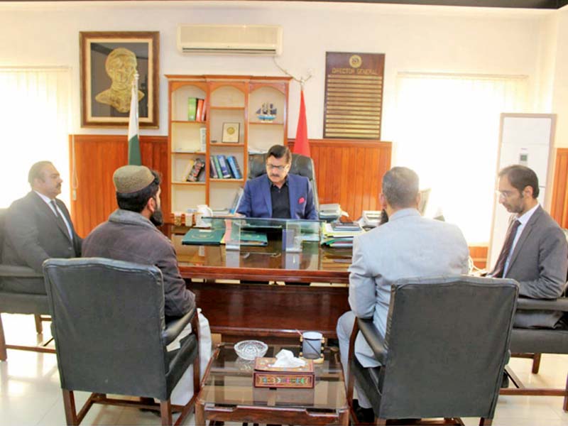 nab balochistan dg farmanullah khan listens to complaints in an open kutchehri photo express