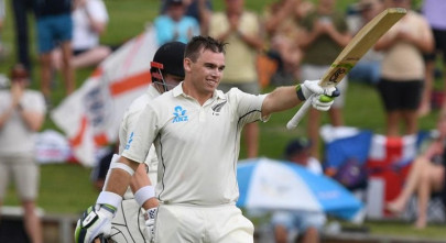 latham ton puts new zealand in solid position against england latham ton puts new zealand in solid position against england