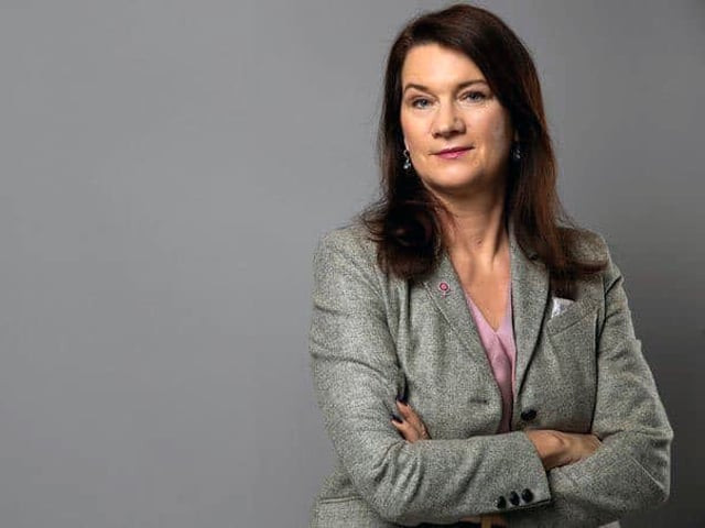 fm anne linde says her country and eu support bilateral political solution through contacts between india and pakistan photo file