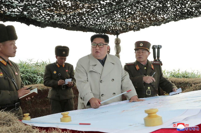north korean leader kim jong un visits the changrindo defensive position on the west front photo reuters north korean leader kim jong un visits the changrindo defensive position on the west front photo reuters