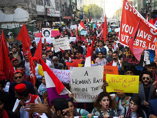 iqbal lala ammar ali jan alamgir wazir and 300 others booked for inciting students against state its institutions photo afp file