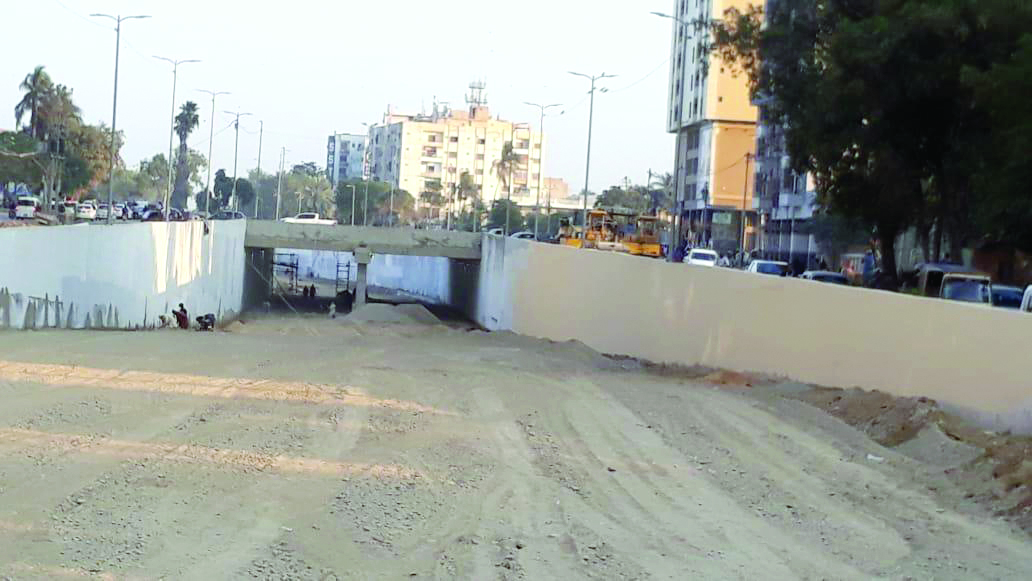 the two underpasses on shaheed e millat road will be inaugurated within the next month making the 10km stretch from hino chowrangi in korangi to jail chowrangi signal free photos express