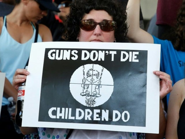 people who support tighter gun laws demonstrate in fort lauderdale florida photo afp people who support tighter gun laws demonstrate in fort lauderdale florida photo afp