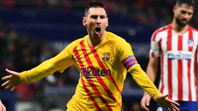 argentinian 039 s 86th minute strike keeps the catalans level on points with real madrid at the top of the table photo afp argentinian 039 s 86th minute strike keeps the catalans level on points with real madrid at the top of the table photo afp