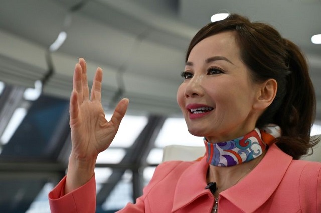 as a working mother jane sun the head of chinese travel giant trip com says she understands the challenges faced by many women in china whose participation in the labour force has been falling for decades photo afp