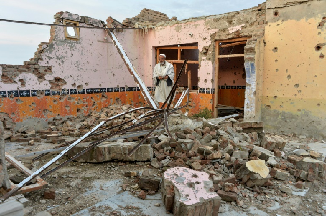 fighters from the militant islamic state group unleashed a wave of destruction in the areas they seized in eastern afghanistan photo afp fighters from the militant islamic state group unleashed a wave of destruction in the areas they seized in eastern afghanistan photo afp