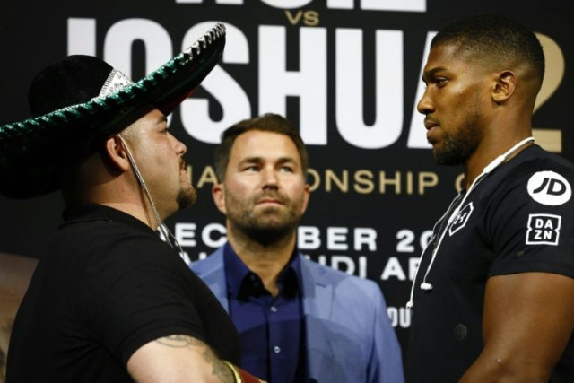 the pair will fight the rematch on saturday in diriyah in a hotly anticipated contest dubbed quot clash on the dunes quot photo afp the pair will fight the rematch on saturday in diriyah in a hotly anticipated contest dubbed quot clash on the dunes quot photo afp
