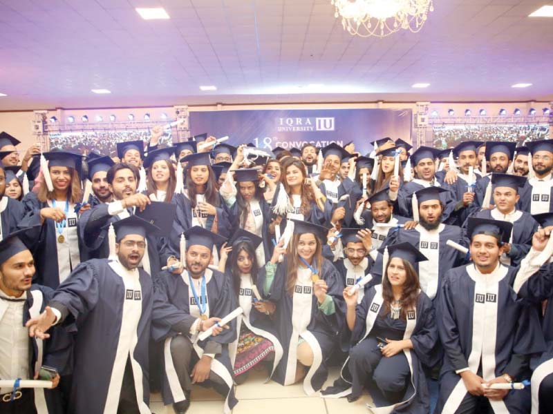 iqra university confers degrees upon 840 students
