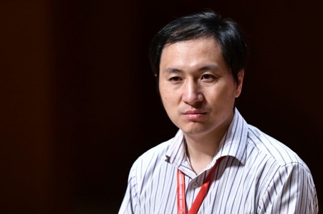 excerpts from the manuscript were published by the mit technology review for the purpose of showing how chinese biophysicist he jiankui pictured here ignored ethical and scientific norms in creating the twins lula and nana photo afp