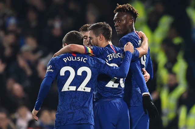 blues remain fourth six points ahead of fifth placed wolves as they chase a champions league berth photo afp