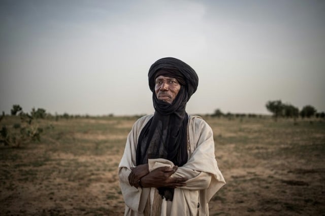 rouada sabgari an elderly herder wonders if his children will be able to carry on their ancient herding traditions photo afp