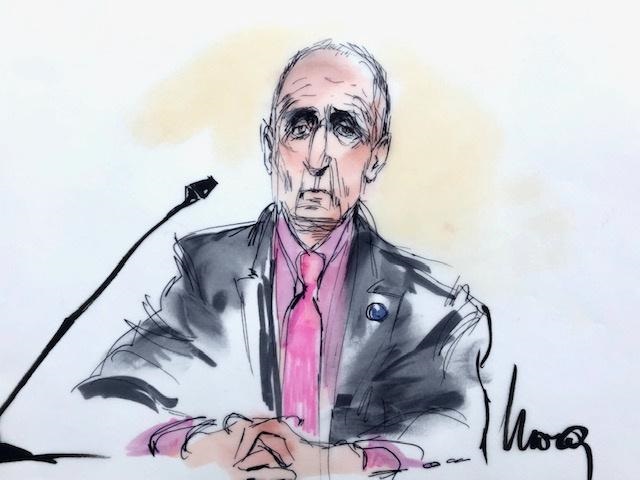 cartoon sketch of shows british crave driver vernon unsworth during the trial in a defamation case filed by unsworth who is suing tesla chief executive elon musk for calling him a quot pedo guy quot in one of a series of tweets in los angeles photo reuters