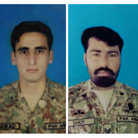 martyred personnel identified as havaldar sher zaman and sep muhammad jawad photo ispr martyred personnel identified as havaldar sher zaman and sep muhammad jawad photo ispr
