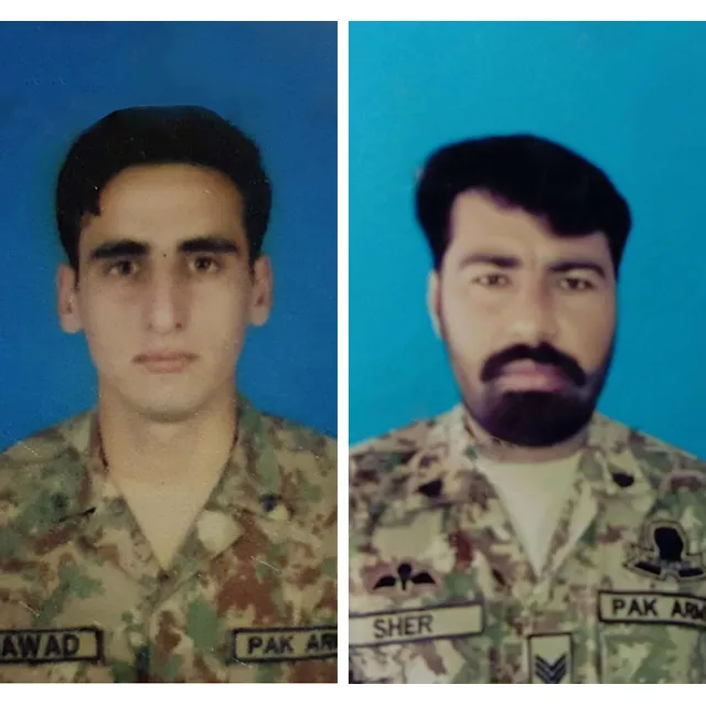 martyred personnel identified as havaldar sher zaman and sep muhammad jawad photo ispr martyred personnel identified as havaldar sher zaman and sep muhammad jawad photo ispr