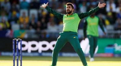 watch shamsi performs magic trick after taking wicket watch shamsi performs magic trick after taking wicket