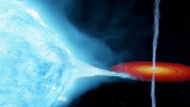 an artist s impression of the cygnus x 1 system with a so called stellar mass black hole orbiting a companion star some 7 200 light years from earth international centre for radio astronomy research photo reuters an artist s impression of the cygnus x 1 system with a so called stellar mass black hole orbiting a companion star some 7 200 light years from earth international centre for radio astronomy research photo reuters