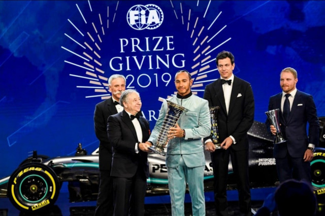 end of novelty hamilton was last to receive his prize but the trophy has become a familiar object handed to another driver only once in the past six years now retired team mate nico rosberg winning in 2016 photo afp end of novelty hamilton was last to receive his prize but the trophy has become a familiar object handed to another driver only once in the past six years now retired team mate nico rosberg winning in 2016 photo afp