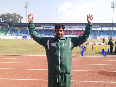 pakistan javelin thrower arshad eyes olympic gold after south asian games glory pakistan javelin thrower arshad eyes olympic gold after south asian games glory