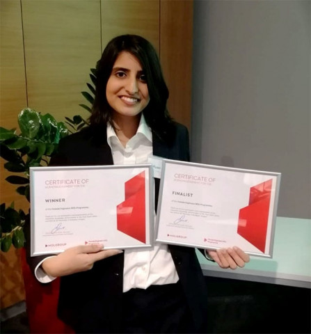 misbah hamid with her certificates of winner and finalist in budapest photo facebook misbah hamid misbah hamid with her certificates of winner and finalist in budapest photo facebook misbah hamid