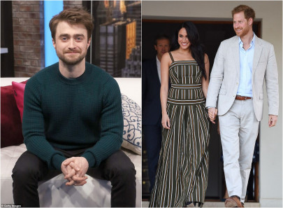 meghan markle must really love harry to get involved in this crazy life daniel radcliffe