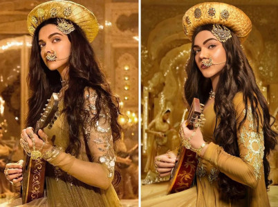 shoaib khan recreates deepika padukone s look from song mastani