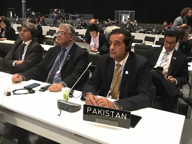 pm s adviser says pakistan does not have option to escape climate change and its impacts photo express