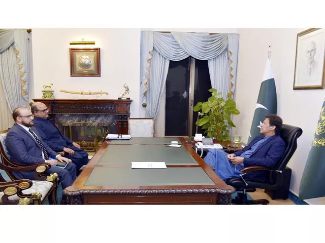 in this file photo wajid zia calls on pm imran khan in islamabad photo pid in this file photo wajid zia calls on pm imran khan in islamabad photo pid