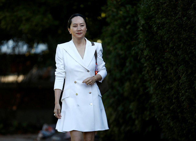 huawei technologies chief financial officer meng wanzhou leaves her home to appear in british columbia supreme court for a hearing in vancouver british columbia canada september 30 2019 photo reuters