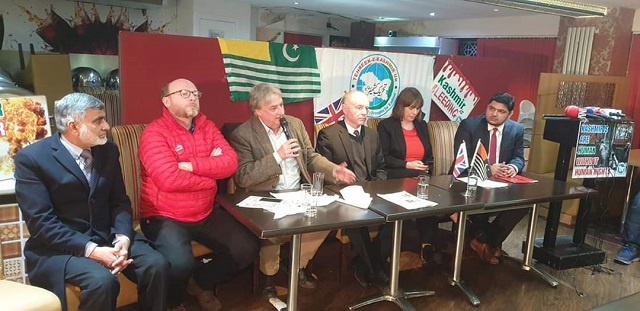 views are expressed by british mp jess phillips mp philip bennett former uk mp liam baimi and marco longhi at human rights day event in birmingham photo courtesy twitter fahim kayan