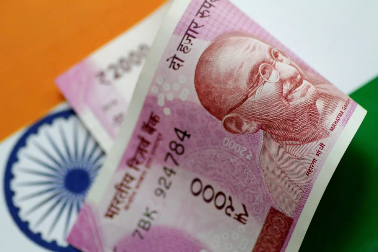 a reuters file photo of indian rupee a reuters file photo of indian rupee