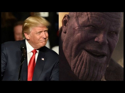 watch trump appears as thanos in new election ad