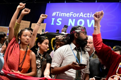 greenpeace chief locked out of un climate meet amid protests greenpeace chief locked out of un climate meet amid protests