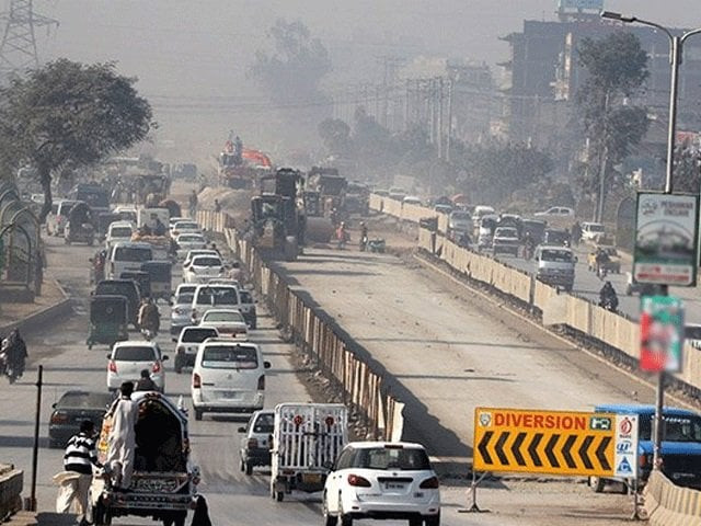 work on the 27 kilometre project began in 2017 under the provincial government led by the pakistan tehreek e insaf pti photo express