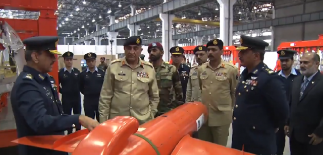 gen qamar briefed about ongoing projects during his visit to pakistan aeronautical complex in kamra says ispr screengrab gen qamar briefed about ongoing projects during his visit to pakistan aeronautical complex in kamra says ispr screengrab