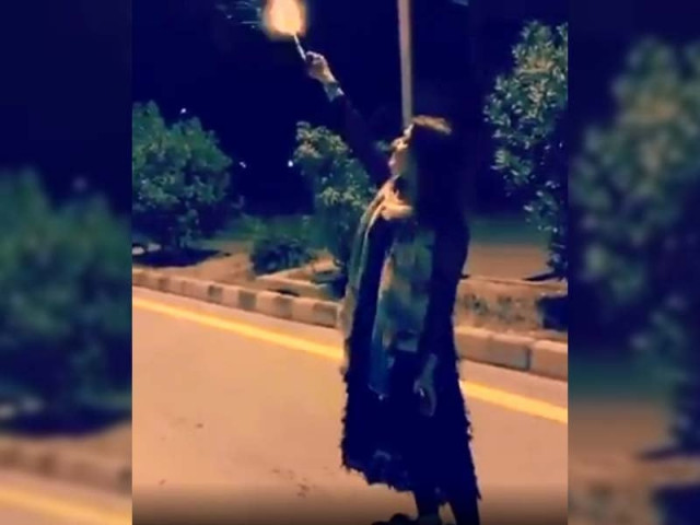 the accused is a resident of hayatabad who is spotted handling a 9mm pistol with ease in a viral social media clip screengrab the accused is a resident of hayatabad who is spotted handling a 9mm pistol with ease in a viral social media clip screengrab