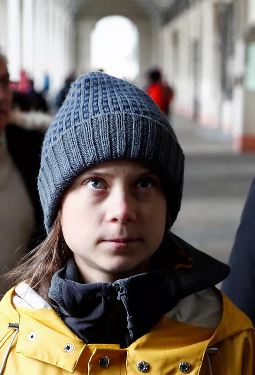 climate change activist greta thunberg arrives to attend a fridays for future protest against government inaction on environment issues in turin italy december 13 2019 photo reuters climate change activist greta thunberg arrives to attend a fridays for future protest against government inaction on environment issues in turin italy december 13 2019 photo reuters