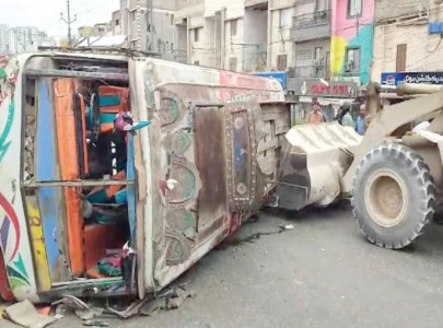 13 injured as speeding bus overturns 13 injured as speeding bus overturns