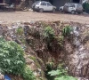 land erosion along leh rings alarm bells