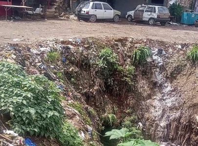 land erosion along leh rings alarm bells