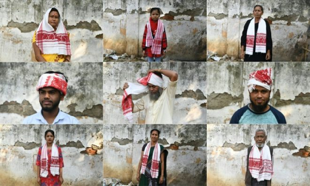 traditionally worn by fishermen and peasants millennials and others in the far flung region have co opted the gamosa tieing it around their heads their waists and emblazoning it with anti government slogans photo afp traditionally worn by fishermen and peasants millennials and others in the far flung region have co opted the gamosa tieing it around their heads their waists and emblazoning it with anti government slogans photo afp