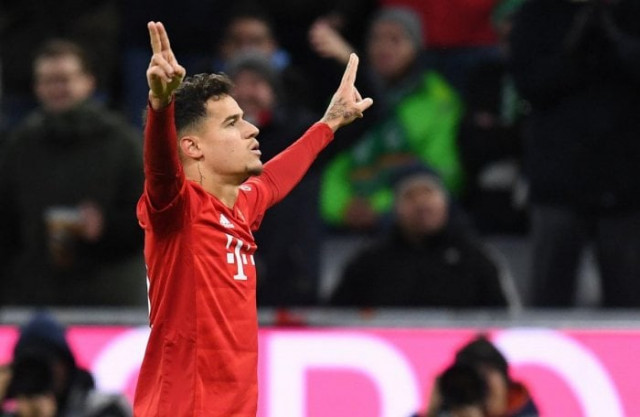 barcelona loanee was everywhere for munich chalking up two assists in addition to his three goals photo afp barcelona loanee was everywhere for munich chalking up two assists in addition to his three goals photo afp